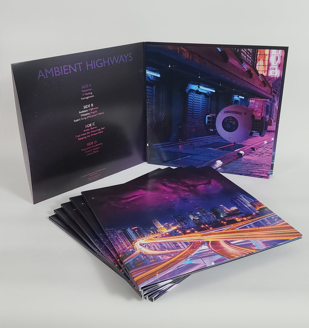 Keith Richie - Ambient Highways - Limited Edition 180 Gram Multi-Colored 2xLP Vinyl